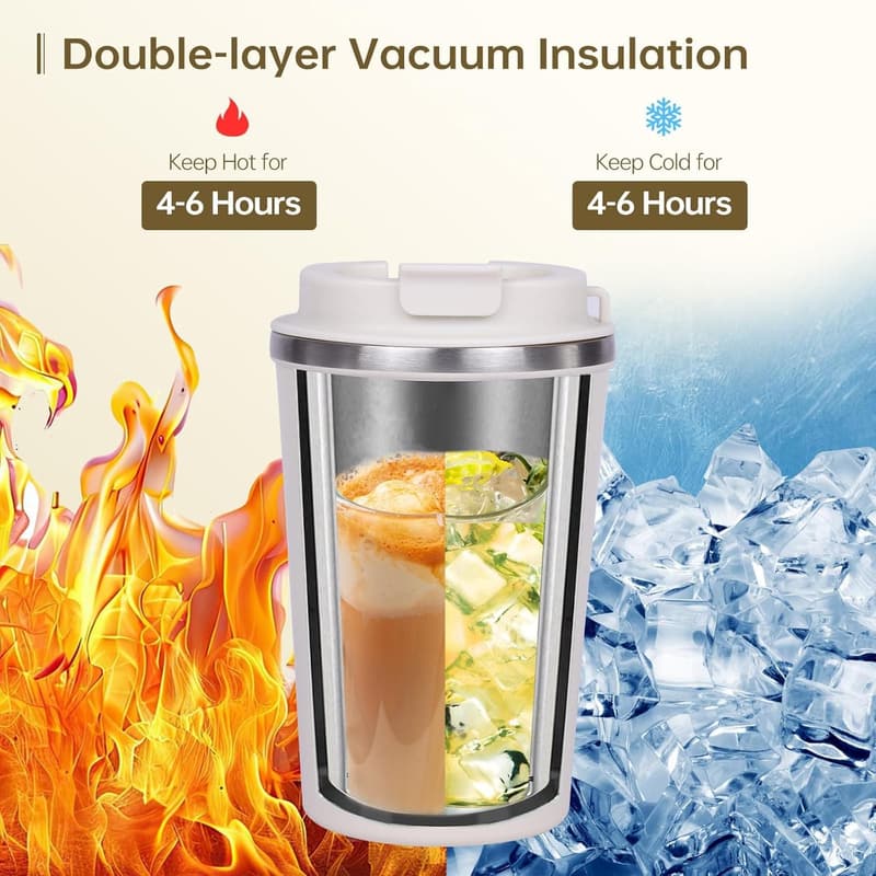 Wedding Gifts: Stainless Steel Insulated Coffee Mug for Couples