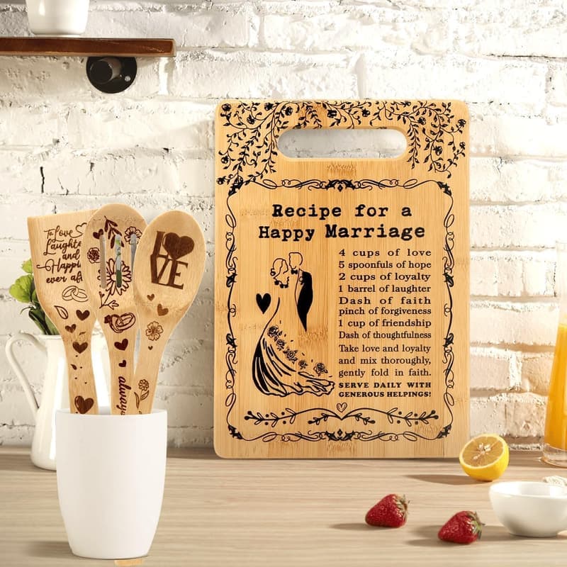 Anniversary Cutting Board Gift for Couples - Inspiring Design