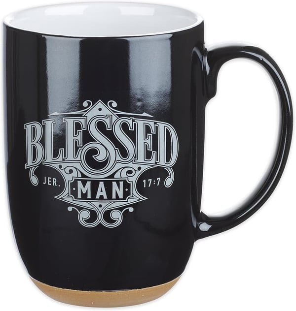 Inspirational Scripture Mug for Men – 15 oz, Lead-Free, Dishwasher-Safe