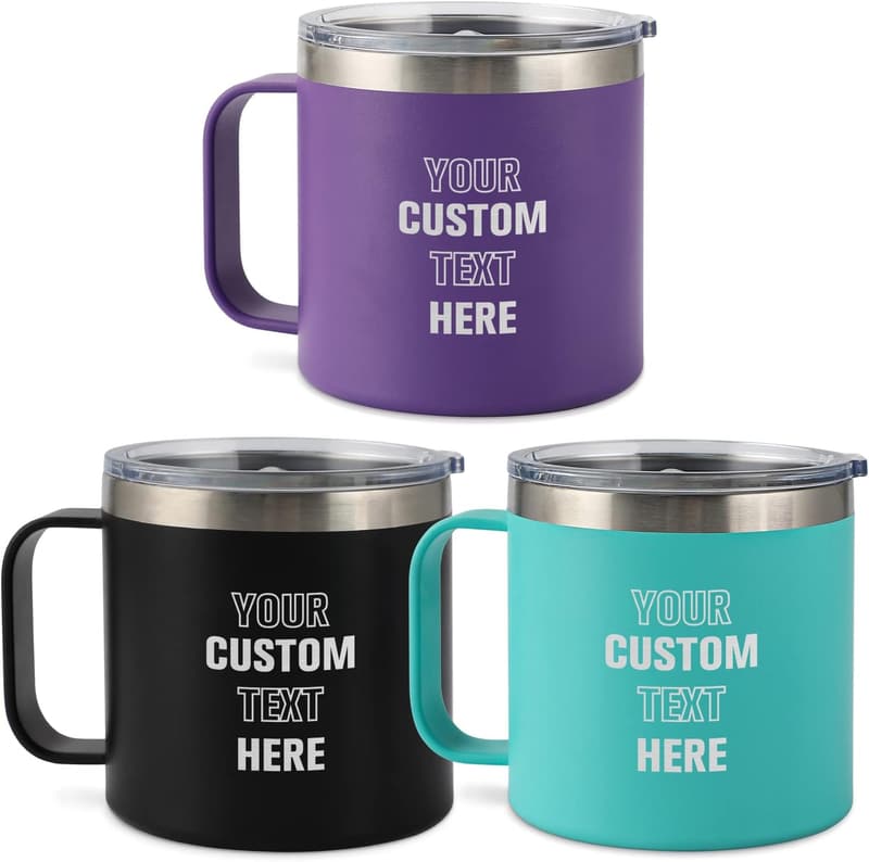 Personalized 14oz Insulated Coffee Tumbler for All Occasions