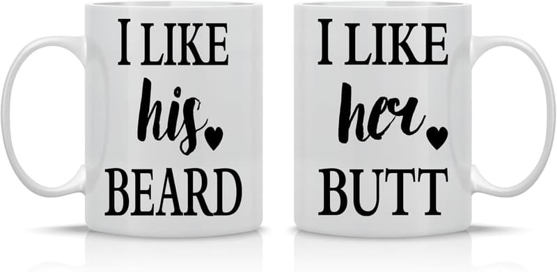 Funny Couple Mugs Set - 