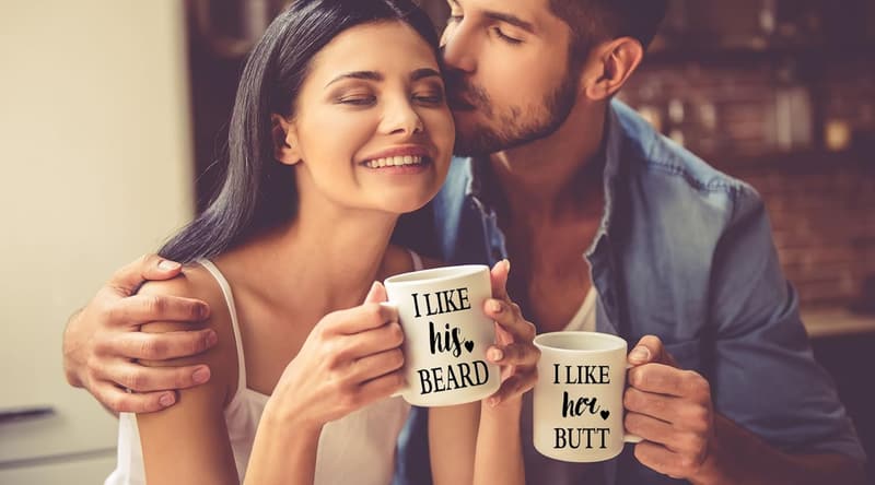 Funny Couple Mugs Set - 