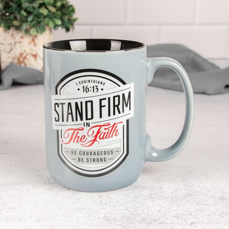 Inspirational Scripture Mug for Men & Women - 14 oz, Dishwasher Safe