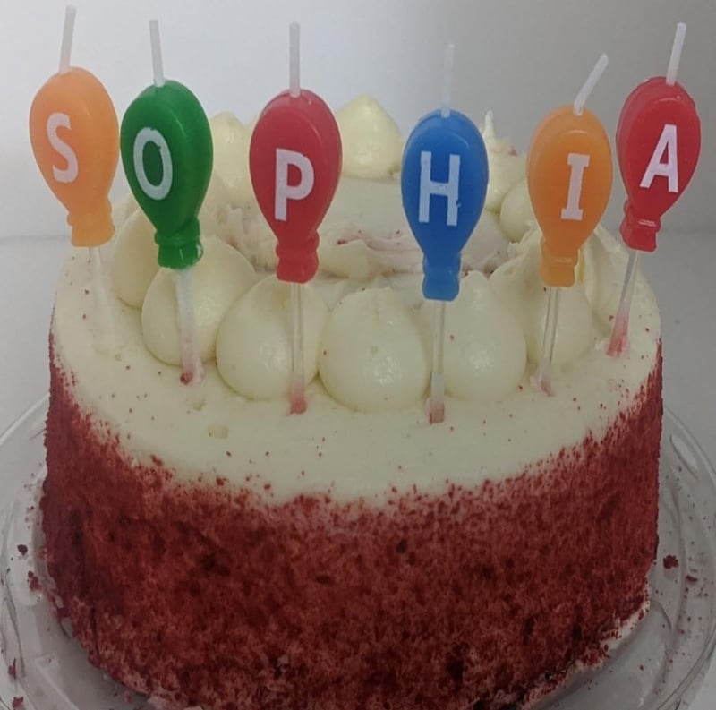 Personalized Balloon Birthday Candles for Custom Names