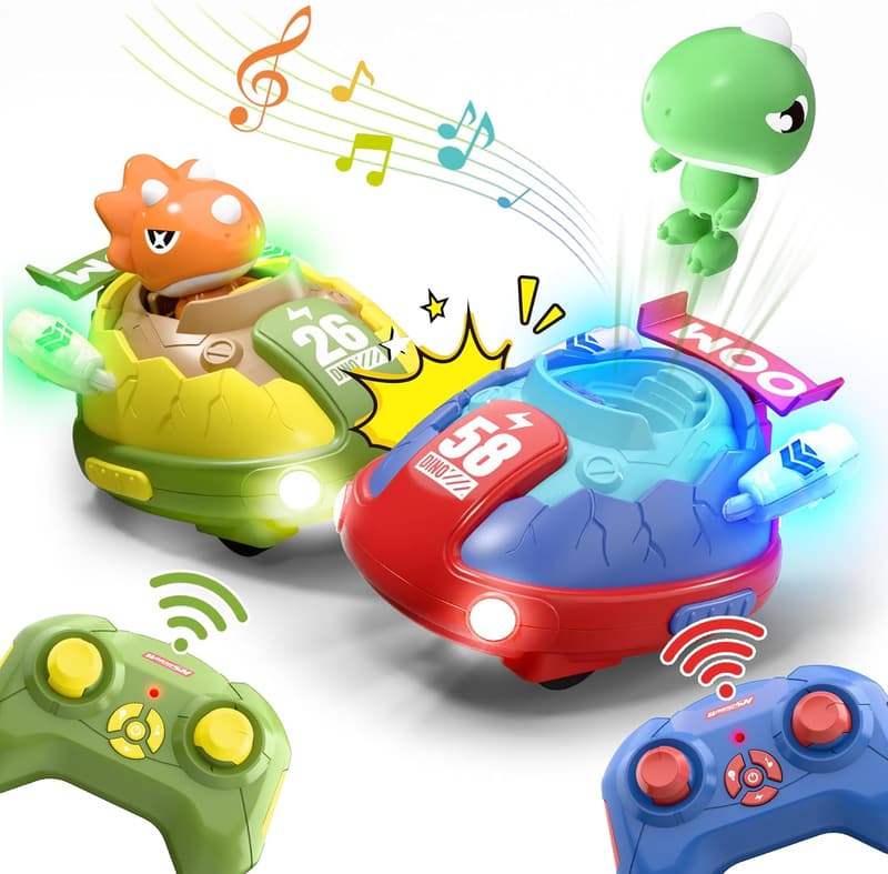 Dinosaur Remote Control Car Set for Kids - Birthday Gift