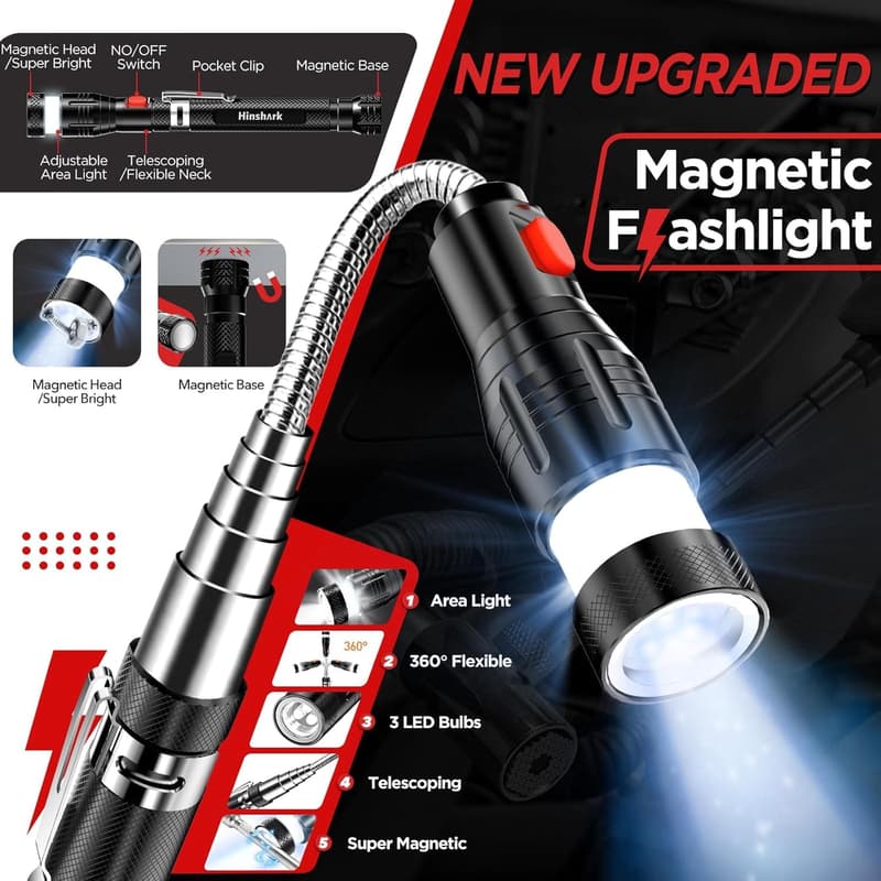 Telescoping Magnetic Pickup Tool for Father's Day