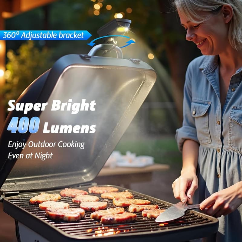 Solar-Powered BBQ Grill Light for Blackstone Griddle
