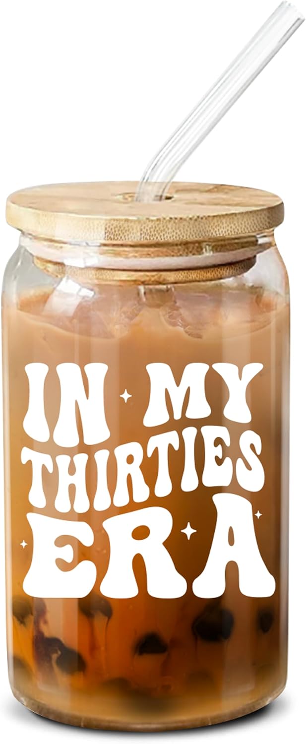 30th Birthday Glass for Women - 