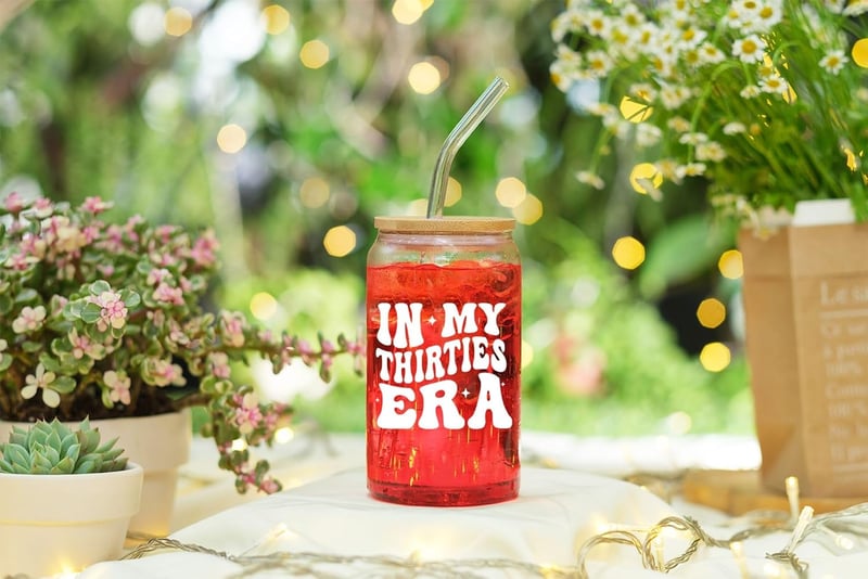 30th Birthday Glass for Women - 