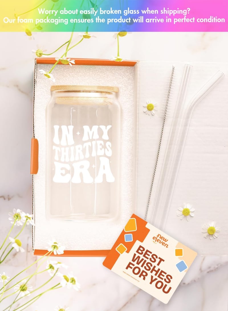 30th Birthday Glass for Women - 