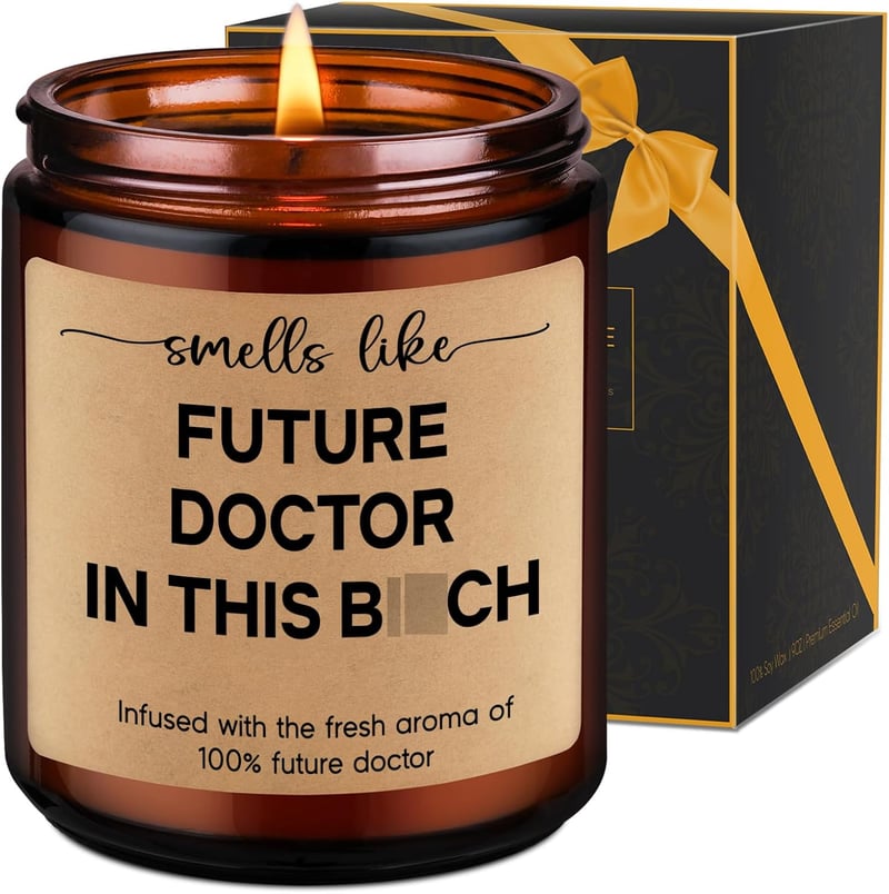 Future Doctor Gift Candles - Medical School Graduation Presents