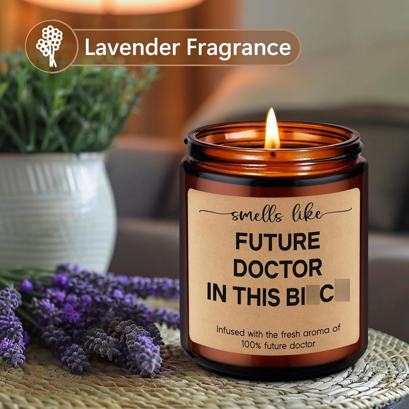 Future Doctor Gift Candles - Medical School Graduation Presents