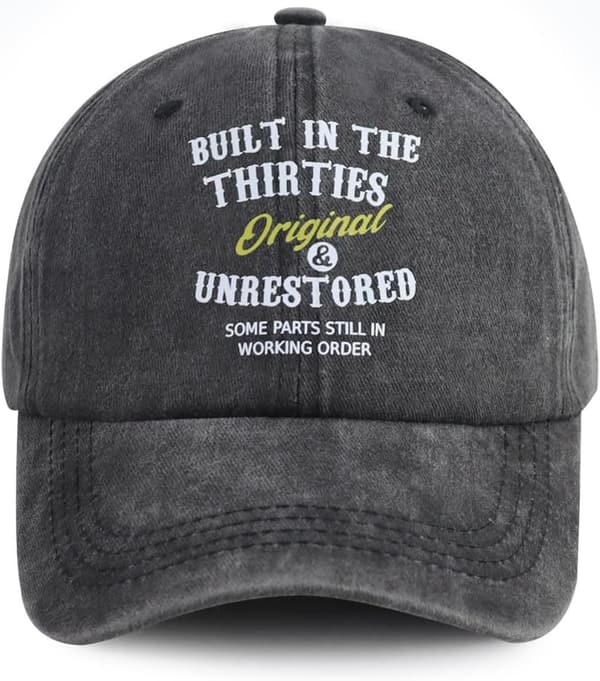 Vintage Original Baseball Hat for Men and Women