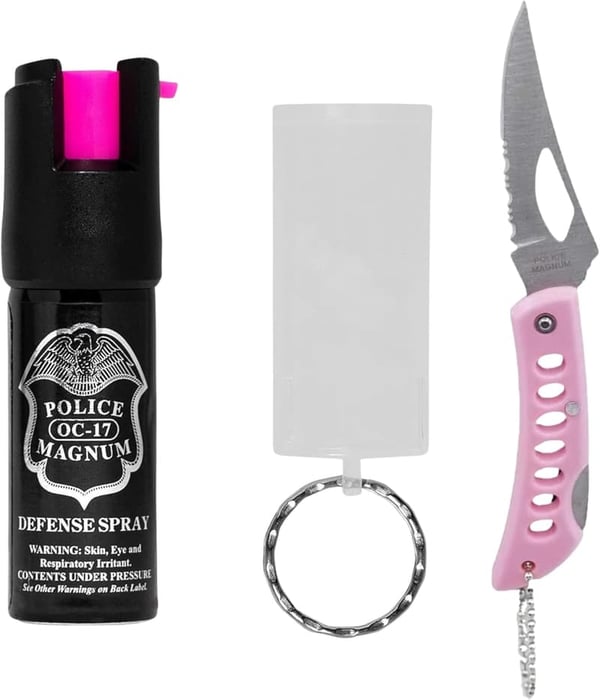 Magnum Mini Pepper Spray with Keyring Holder - Self Defense Tool
