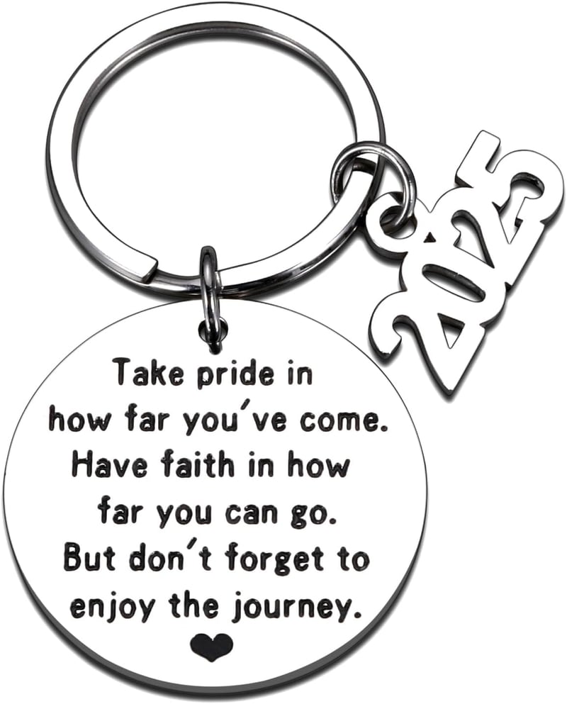 Class of 2025 Graduation Keychain Gift for Students