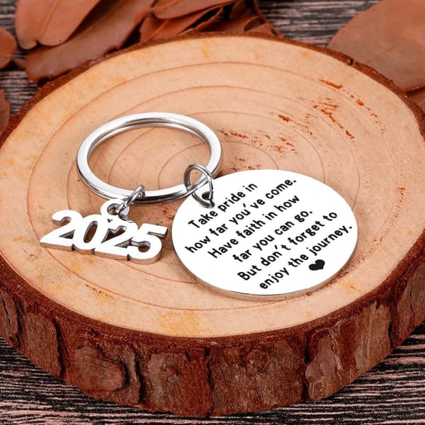 Class of 2025 Graduation Keychain Gift for Students