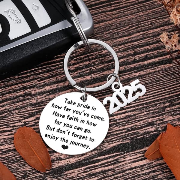 Class of 2025 Graduation Keychain Gift for Students