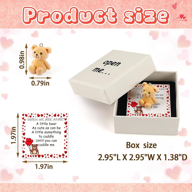 Long Distance Gift for Girlfriend - I Love You Bear