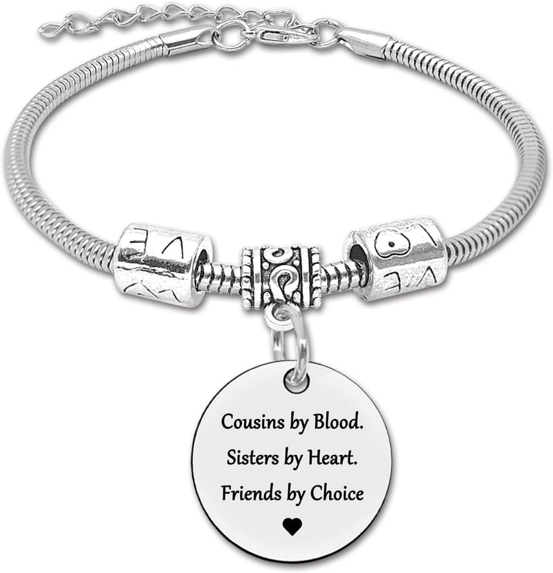 Cousin Jewelry Bracelet - Stainless Steel Gift for Women