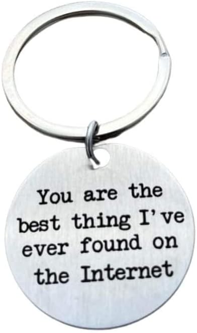 Long Distance Relationship Keychain for Boyfriend