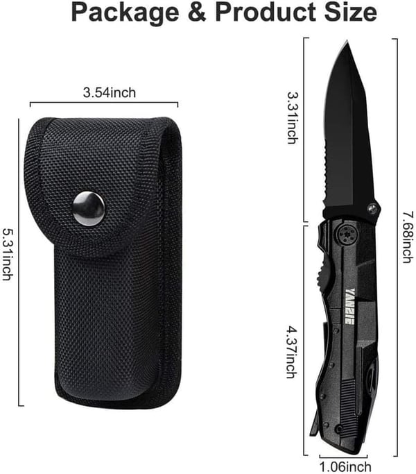 Multitool Pocket Knife with Switch Blades for Camping