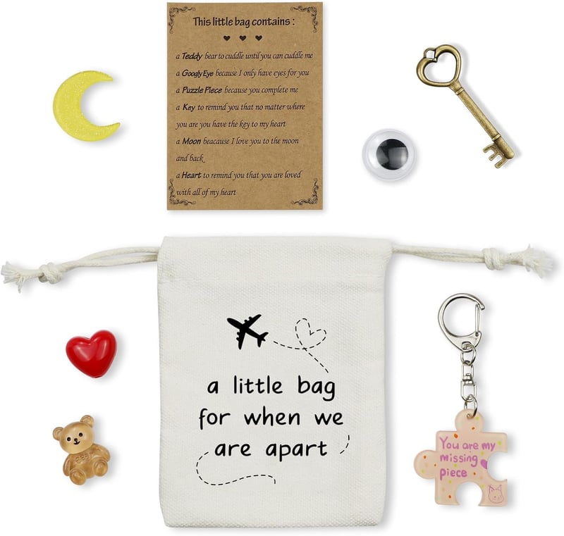 Long Distance Relationship Bag Accessories for Lovers