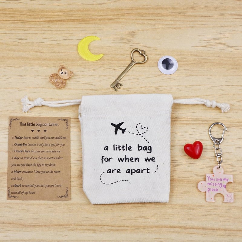 Long Distance Relationship Bag Accessories for Lovers