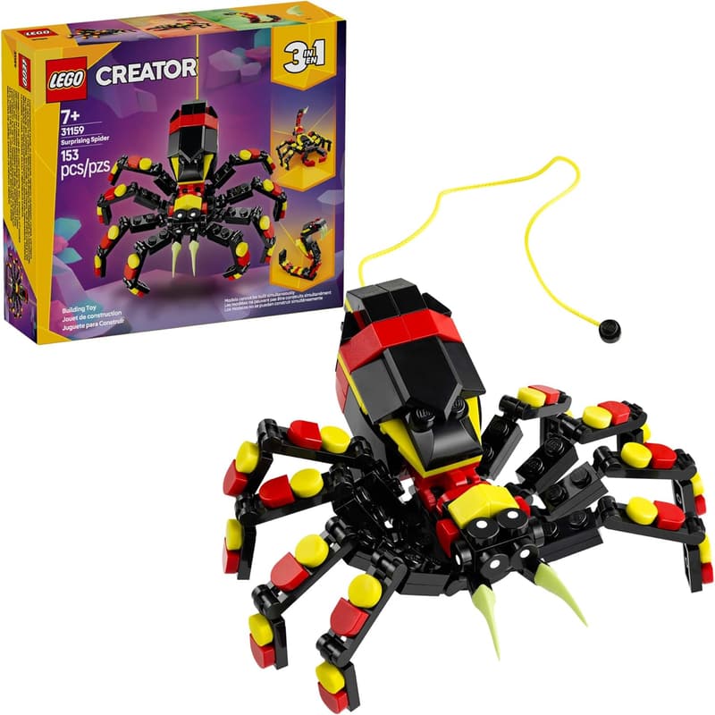 3-in-1 Wild Animals LEGO Building Set for Kids, Ages 7+