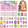 Kids' Press-On Nails Set - 144 Fake Acrylic Nail Tips (Dreamy)