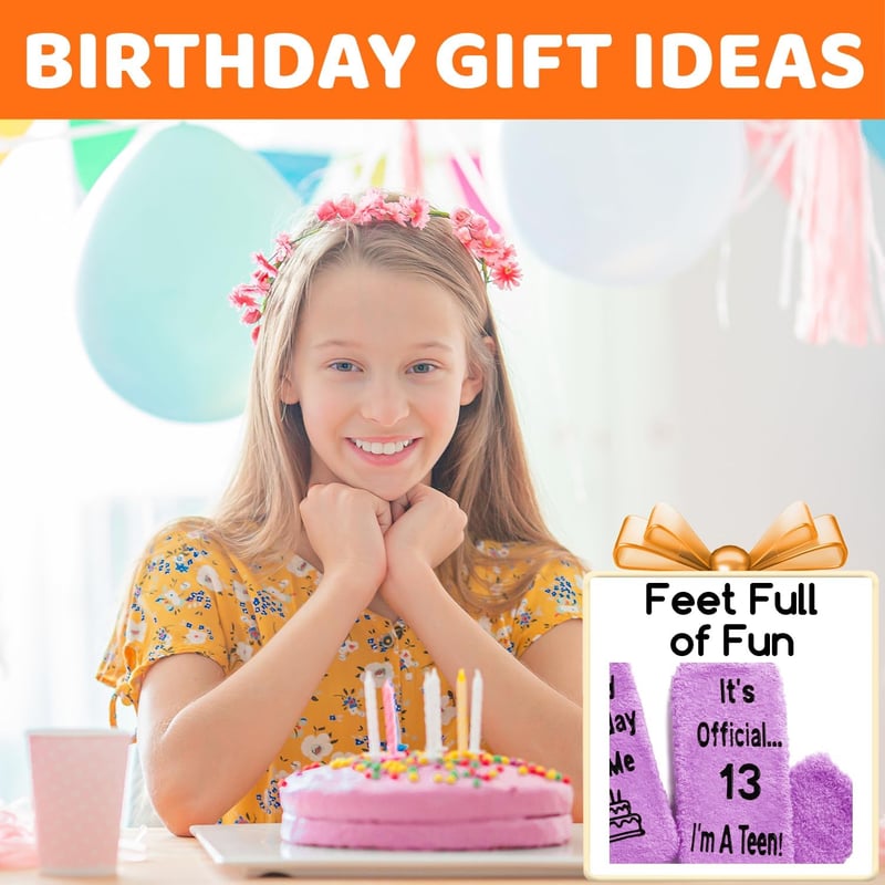 Birthday Gift Socks for Teen Girls (Ages 13-18)