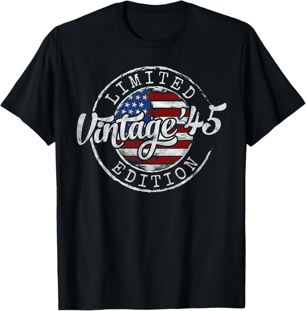 80th Birthday Vintage T-Shirt for Men and Women
