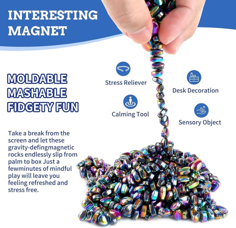 Ferrite Putty Fidget Toy - 550pcs for Stress Relief