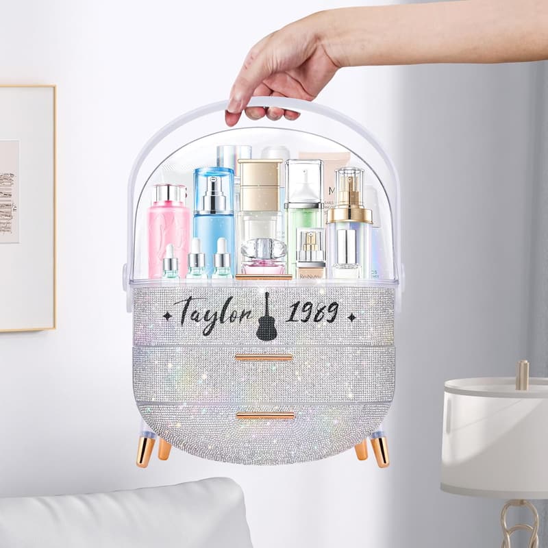 Teen Girls' Makeup Organizer & Skincare Storage Case