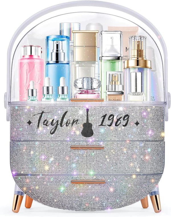 Teen Girls' Makeup Organizer & Skincare Storage Case