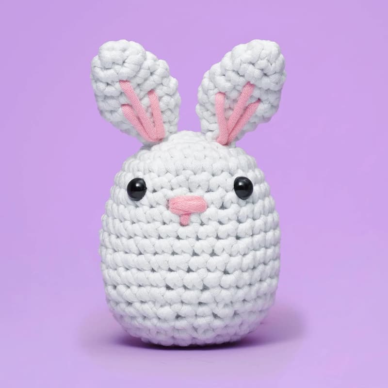 Beginners Crochet Kit with Easy Peasy Yarn & Video Tutorial