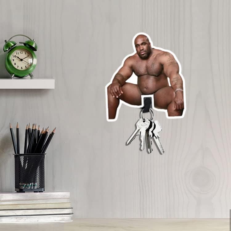 Funny Barry Wood Light Switch Stickers - 10 Pcs, Waterproof Vinyl
