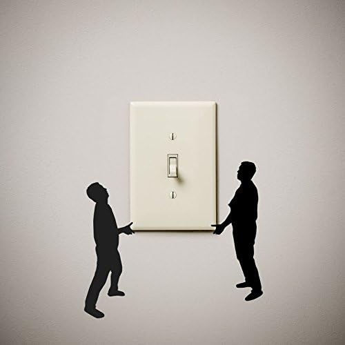 Funny Vinyl Decal Sticker for Light Switch & Wall Outlets