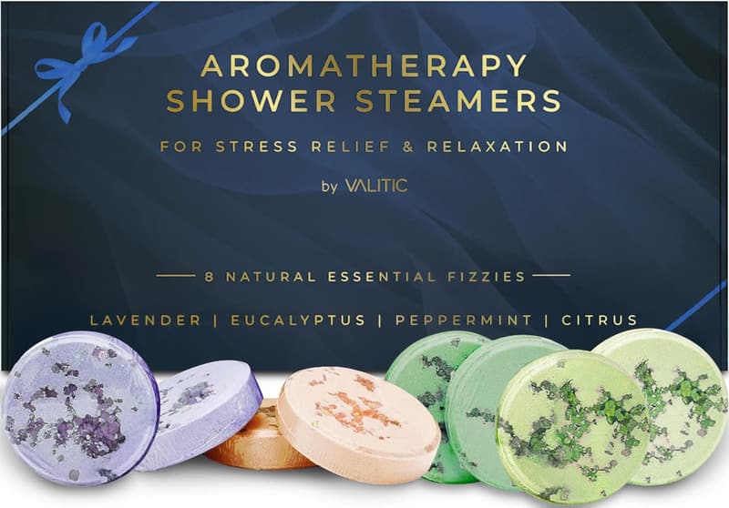 Aromatherapy Shower Steamers - Natural Stress Relief Gift for Women
