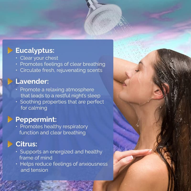 Aromatherapy Shower Steamers - Natural Stress Relief Gift for Women