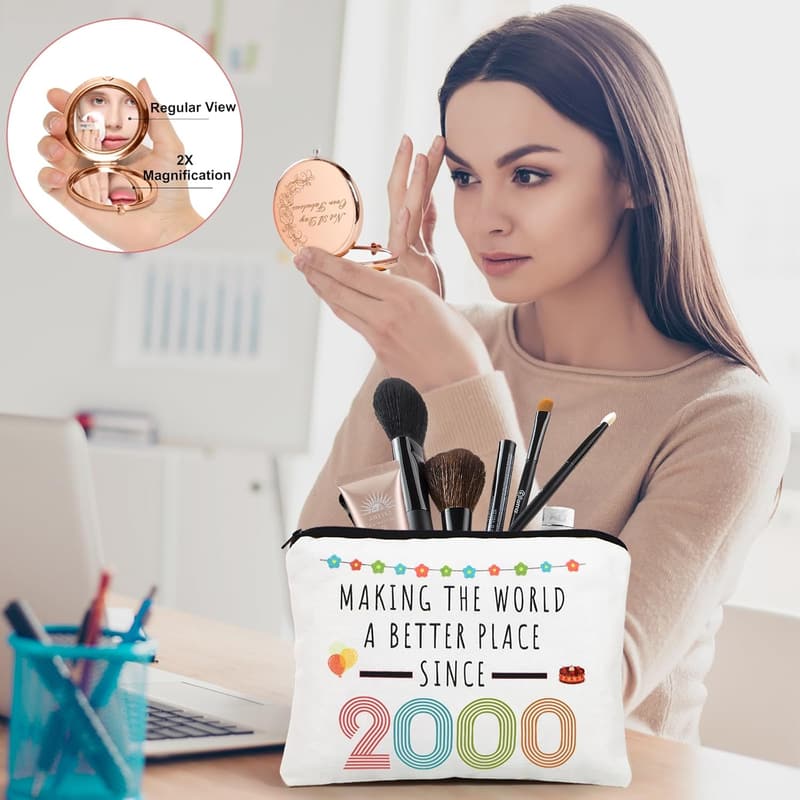 25th Birthday Gift Basket for Women - 9 PCS Collection