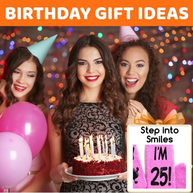 25th Birthday Socks for Women and Men