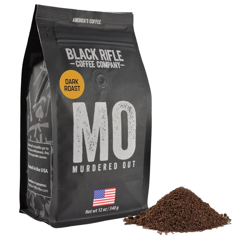 Black Rifle Coffee Extra Dark Roast Ground Coffee, 12 oz