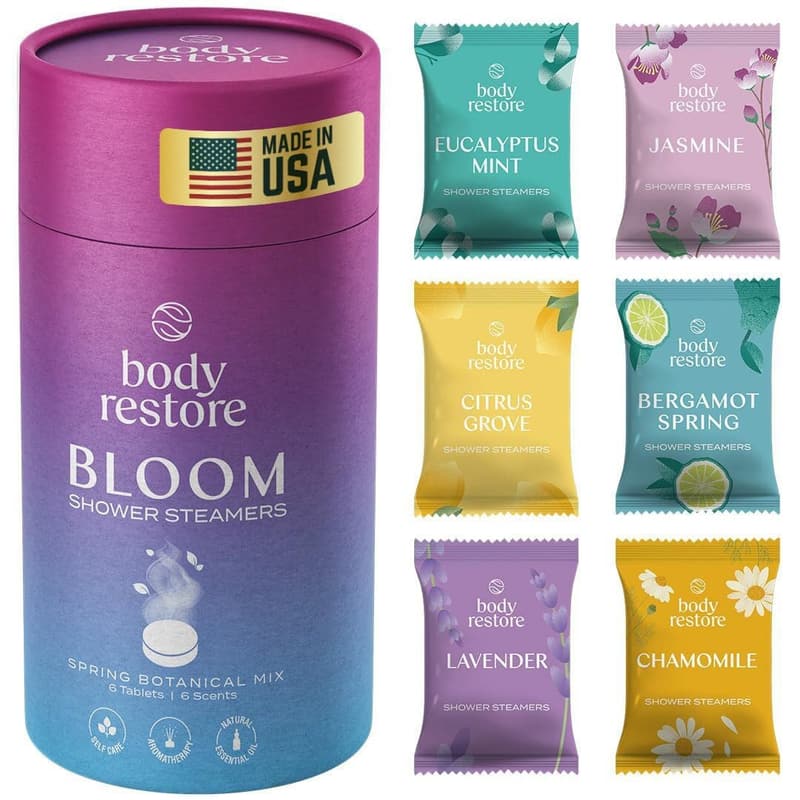 Father's Day Body Restore Aromatherapy Shower Steamers 6 Pack