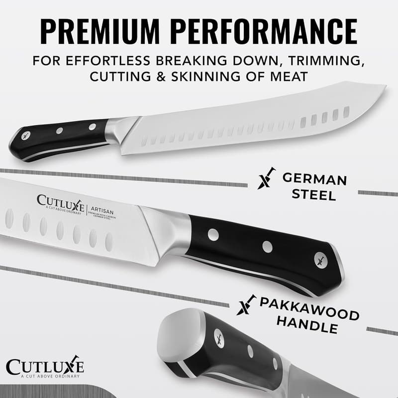 Professional Butcher Knife Set - Razor Sharp German Steel