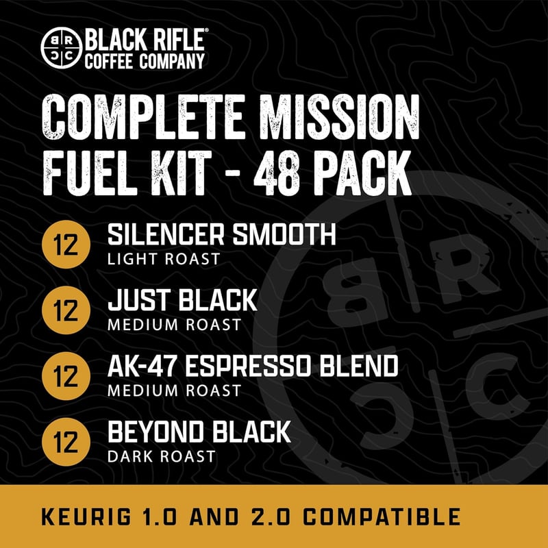Black Rifle Coffee Supply Drop Variety Pack (48 K-Cups)