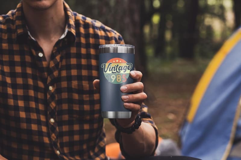 40th Birthday Tumbler Gift for Men and Women - 20 oz