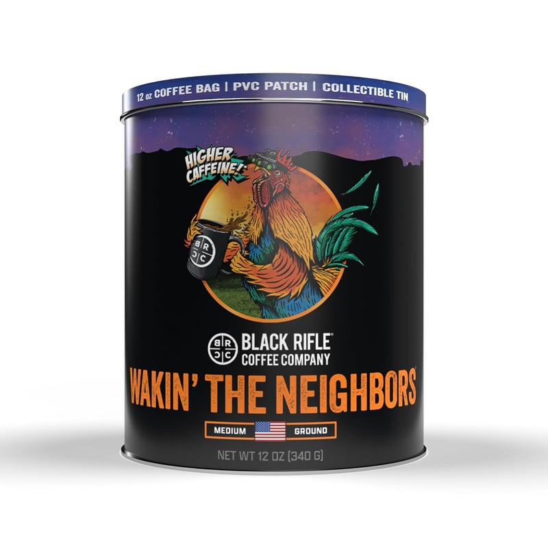 Wakin' the Neighbors Coffee Gift Bundle, 12oz Ground