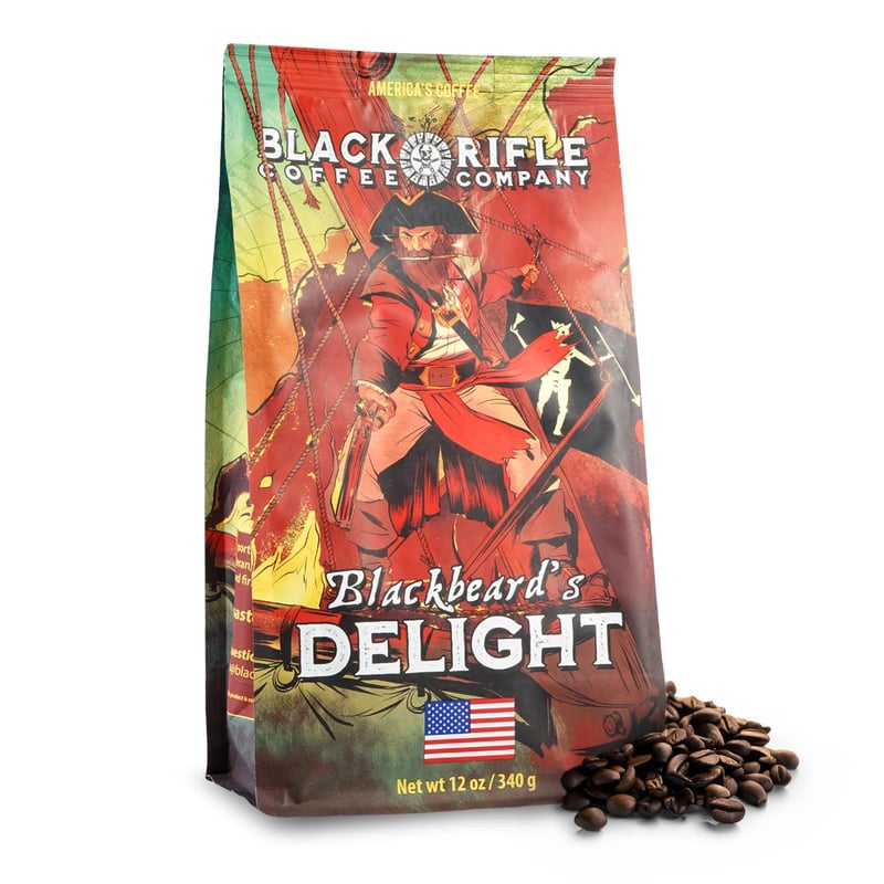 Black Rifle Coffee Blackbeard's Delight Dark Roast 12 OZ