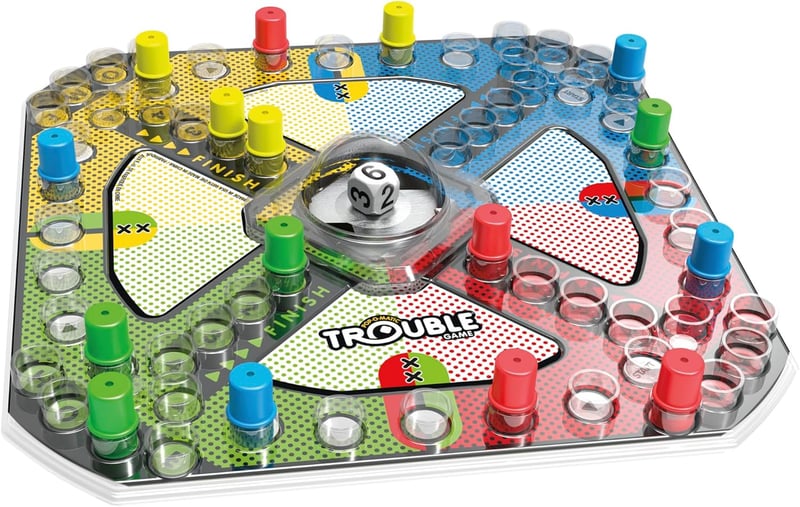 Kids' Pop-o-Matic Trouble Board Game for 2-4 Players