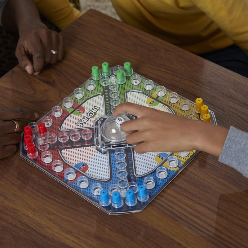 Kids' Pop-o-Matic Trouble Board Game for 2-4 Players